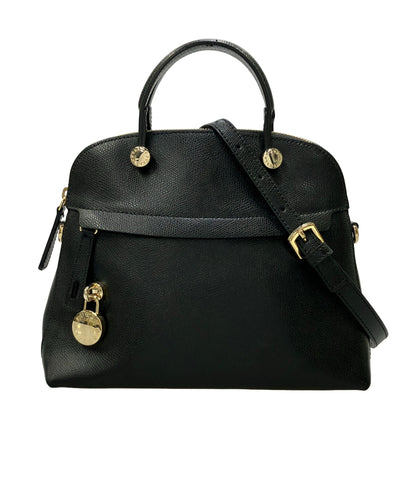 美品 FURLA 2WAY ハンドバッグ ショルダーバッグ 斜め掛け G6865 レディース フルラ