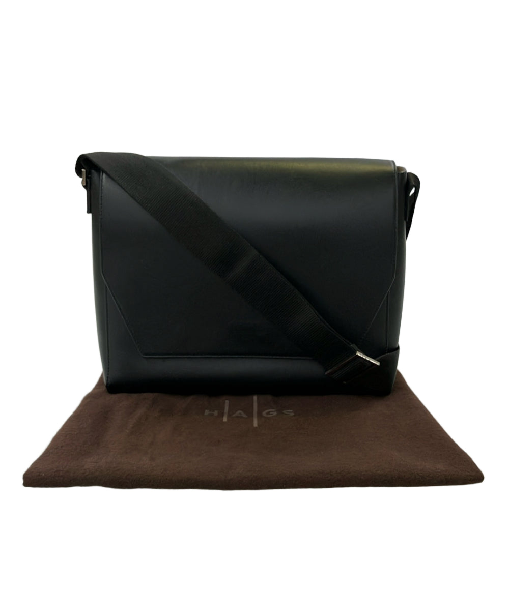 美品 HAGS ショルダーバッグ 斜め掛け メンズ ハグス