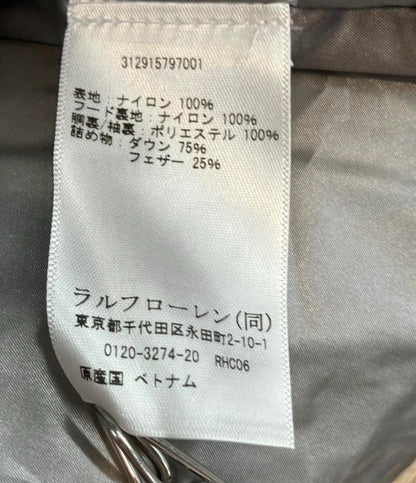 美品 POLO RALPH LAUREN ダウンコート タグ フード付き メタリック ウォーターレジスタント ダウン コート 312915797001 キッズ SIZE 6 (120cm)