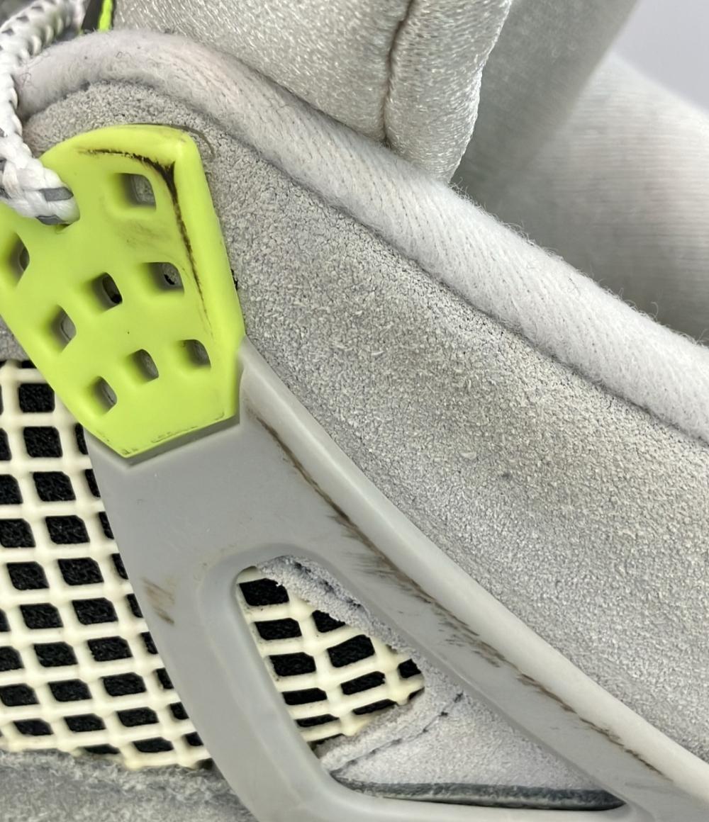 AIR JORDAN NIKE ミドルカットスニーカー ネオン エアジョーダン4 レトロ LE CT5342-007 メンズ SIZE 27.5 (L) エアジョーダン ナイキ