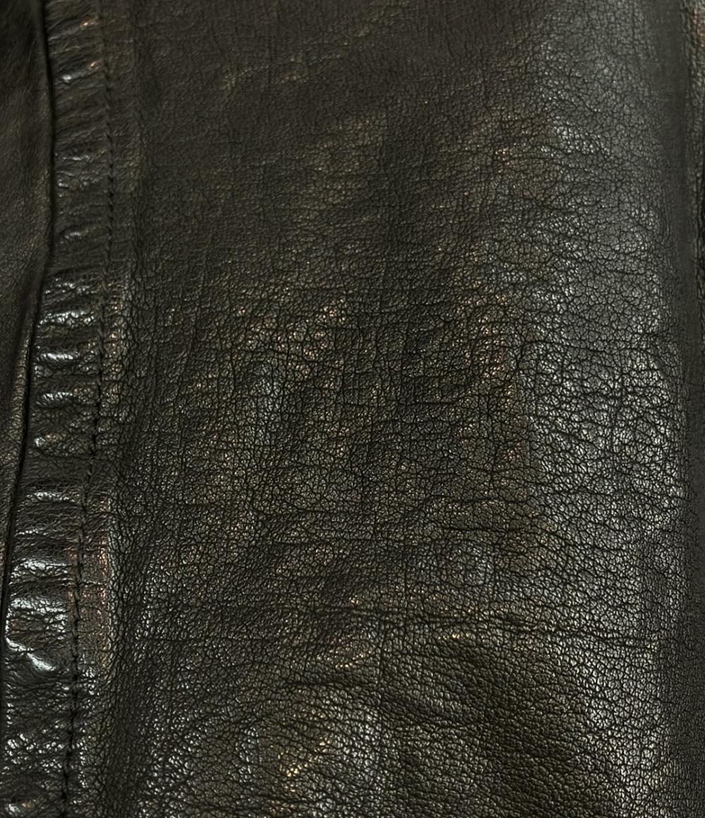 訳あり NEIL BARRETT レザージャケット メンズ SIZE XXS ニールバレット