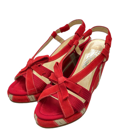 Salvatore Ferragamo ウェッジソールサンダル PG 316 レディース SIZE 6 サルヴァトーレフェラガモ