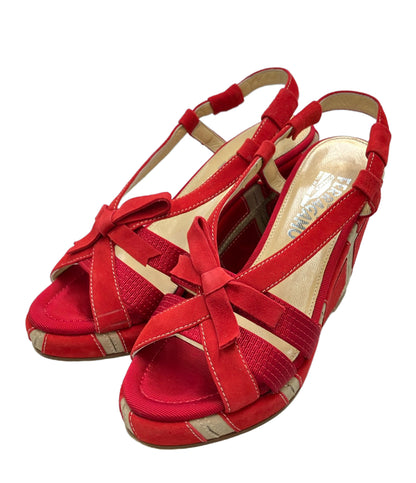 Salvatore Ferragamo ウェッジソールサンダル PG 316 レディース SIZE 6 サルヴァトーレフェラガモ