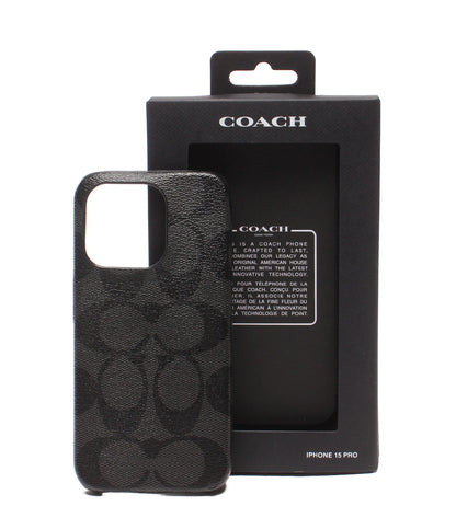 COACH iphoneケース iphone15pro シグネチャー メンズ レディース コーチ