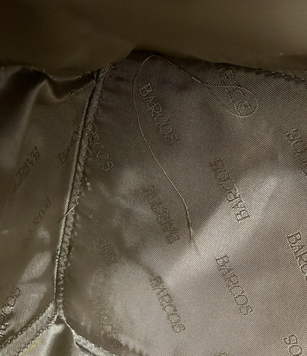 BARCOS ハンドバッグ ショルダーバッグ 2WAY 斜め掛け クロコ型押し レディース バルコス