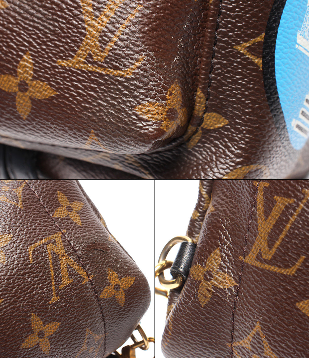 LOUIS VUITTON リュック パームスプリングス バックパック ミニ モノグラム ワールドツアー M42971 レディース ルイ・ヴィトン