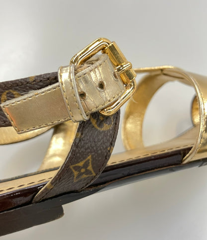LOUIS VUITTON ストラップサンダル モノグラム レディース SIZE 37 (24.5cm) ルイ・ヴィトン