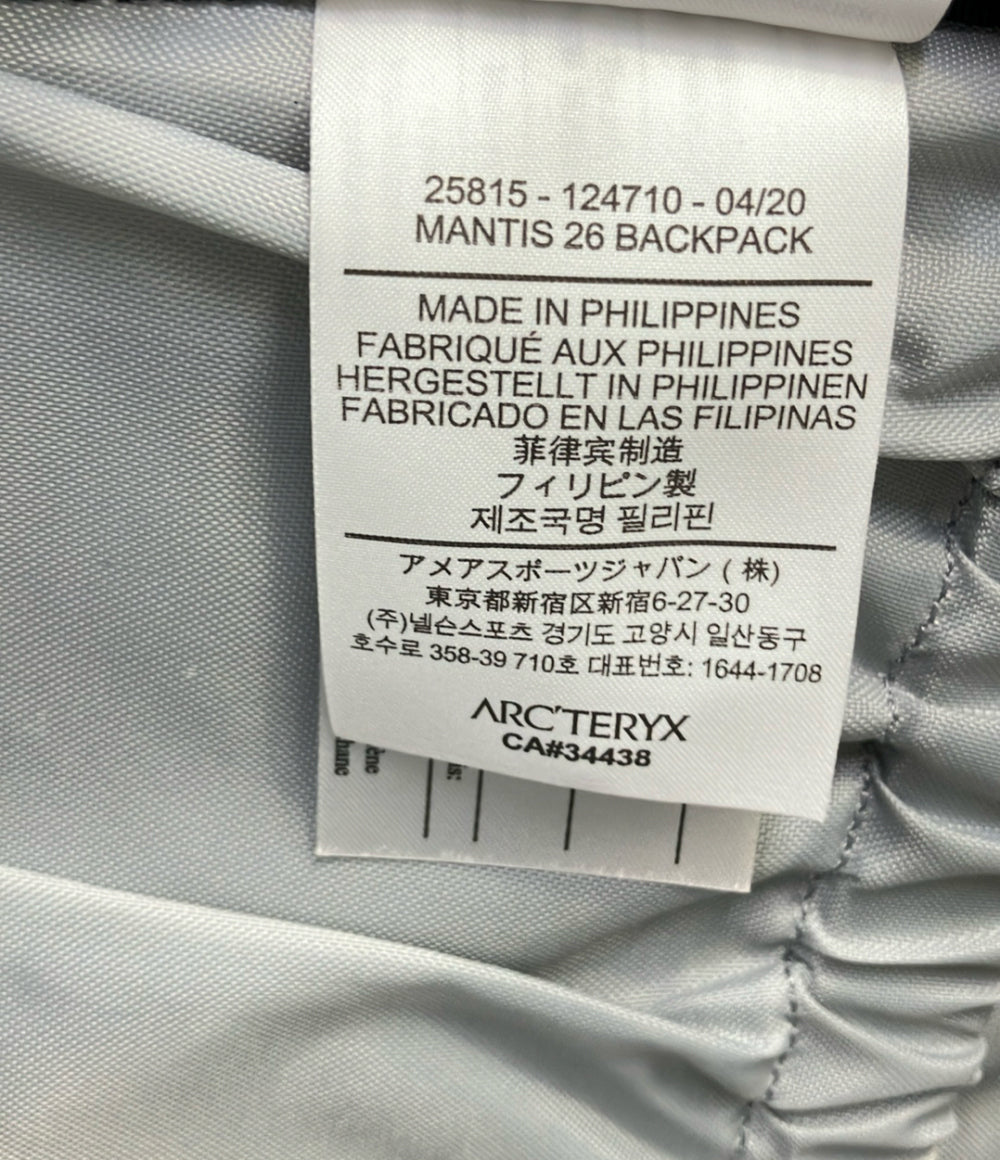 ARC'TERYX リュック デイパック Mantins 26 マンティス 26 CA 34438 レディース アークテリクス