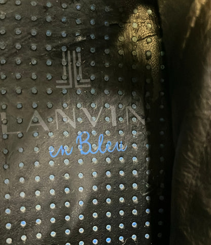 LANVIN en Bleu チャッカブーツ スエード チェック柄 メンズ SIZE 24.5 (XS) ランバンオンブルー