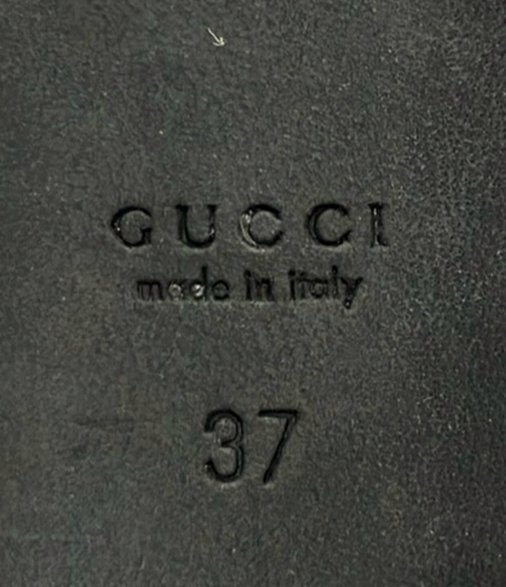 GUCCI オープントゥパンプス ホースビット 264964 レディース SIZE 37 (23.5cm) グッチ