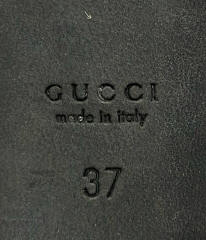 GUCCI オープントゥパンプス ホースビット 264964 レディース SIZE 37 (23.5cm) グッチ