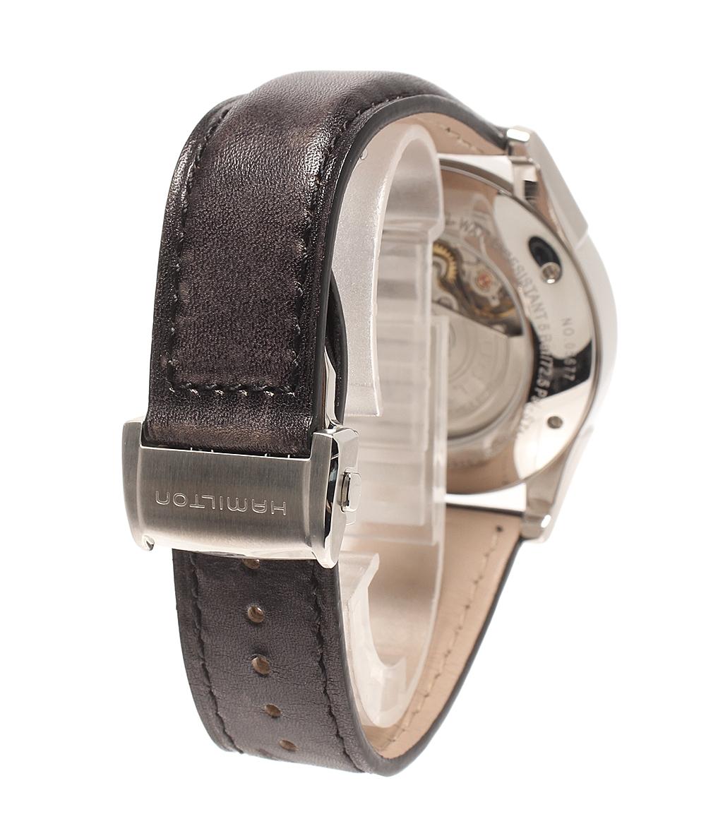 HAMILTON 腕時計 ジャズマスター スピリット オブ リバティ クロノグラフ 自動巻き シルバー H324160 メンズ ハミルトン