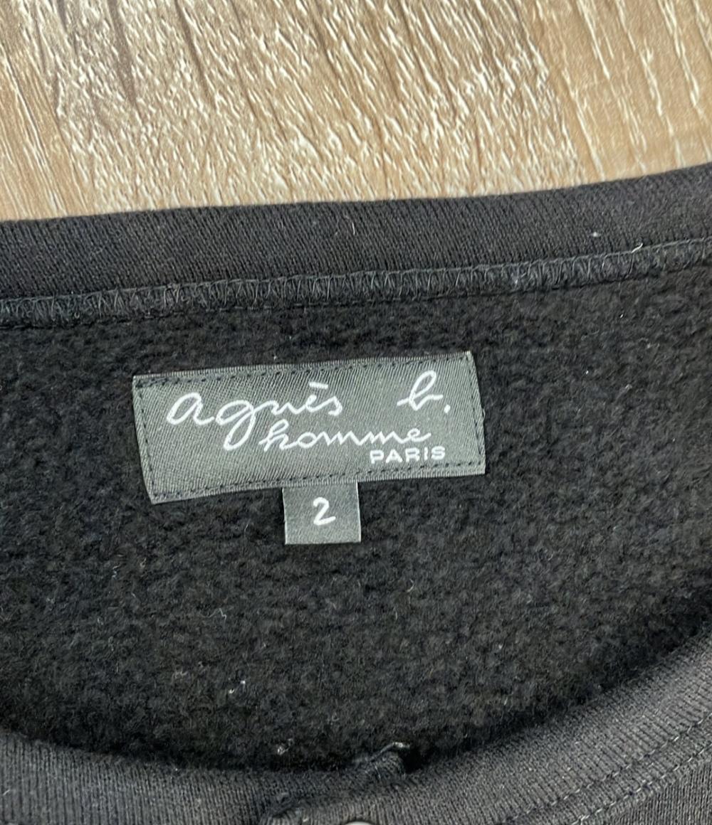 Agnes b. homme 長袖カーディガン スウェットシャツ  スナップボタン M001 カーディガンプレッション ET84M001 メンズ SIZE 2 (M) アニエスベーオム