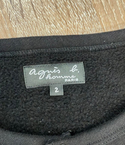 Agnes b. homme 長袖カーディガン スウェットシャツ  スナップボタン M001 カーディガンプレッション ET84M001 メンズ SIZE 2 (M) アニエスベーオム