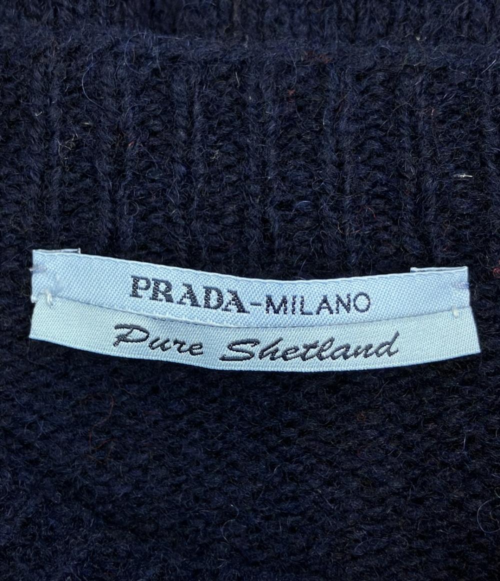PRADA 長袖 サマーニット ウール メンズ SIZE 46 (M) プラダ
