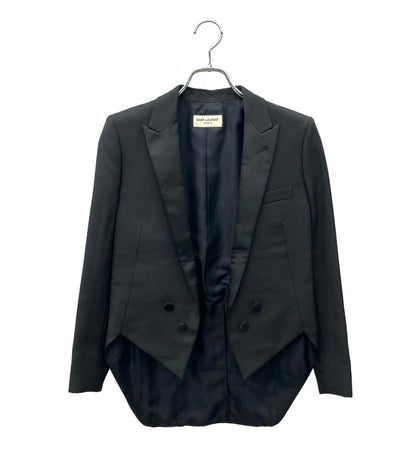 SAINT LAURENT タキシード スモーキング燕尾ジャケット Modern tailcoat design jacket 2013AW モード 320335  YVC39 メンズ サンローラン