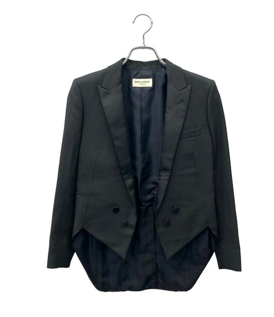 SAINT LAURENT タキシード スモーキング燕尾ジャケット Modern tailcoat design jacket 2013AW モード 320335  YVC39 メンズ サンローラン