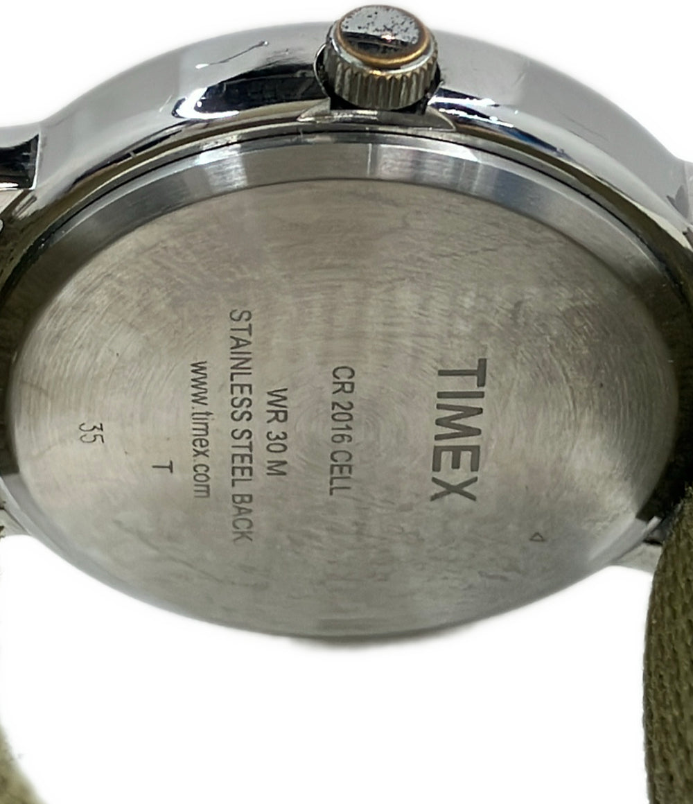 TIMEX 腕時計 クオーツ ホワイト系 レディース メンズ タイメックス