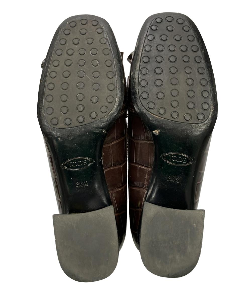 TOD’S スクウェアトゥタッセルパンプス レディース SIZE 34 1/2 トッズ