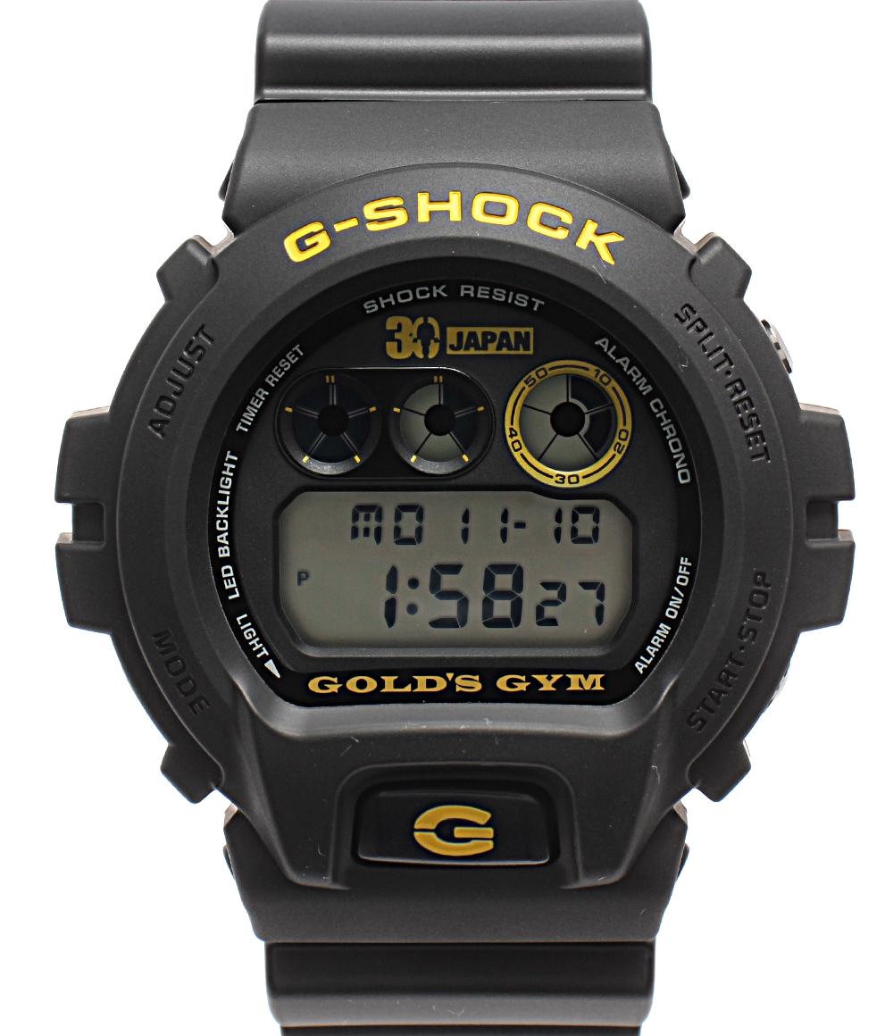 美品 CASIO 腕時計 ゴールドジム30周年記念モデル G-SHOCK クオーツ ブラック DW-6900X メンズ カシオ