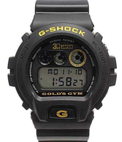 美品 CASIO 腕時計 ゴールドジム30周年記念モデル G-SHOCK クオーツ ブラック DW-6900X メンズ カシオ
