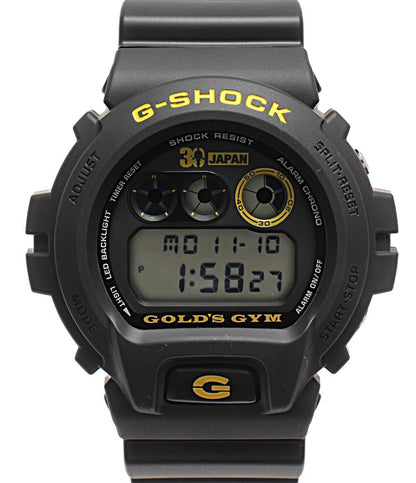 美品 CASIO 腕時計 ゴールドジム30周年記念モデル G-SHOCK クオーツ ブラック DW-6900X メンズ カシオ