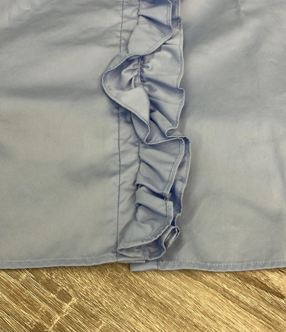 YOKO CHAN 半袖ブラウス パフスリーブ フロントフリル ボタン YCB-421-284 L レディース SIZE 40 (M) ヨーコチャン