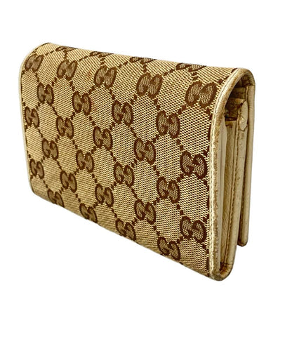 グッチ 二つ折り財布 GGキャンバス レディース GUCCI