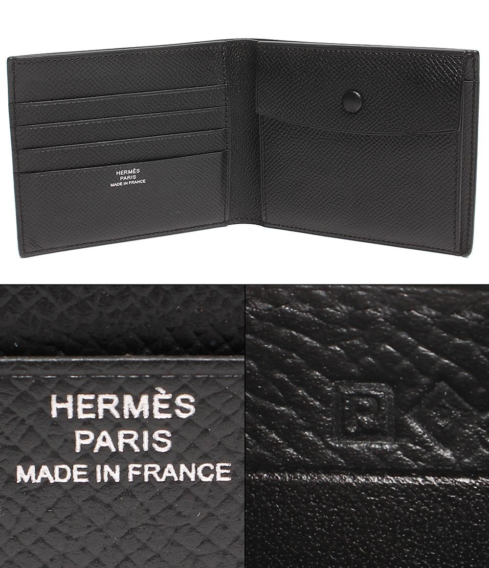 エルメス 二つ折り財布 □P刻印 MC2 タレス ヴォー エプソン メンズ HERMES