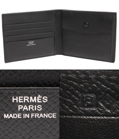 エルメス 二つ折り財布 □P刻印 MC2 タレス ヴォー エプソン メンズ HERMES