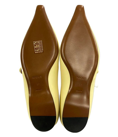 美品 ネオアス パンプス ポインテッドトゥ メリージェーン レディース SIZE 37 (L) NEOUS