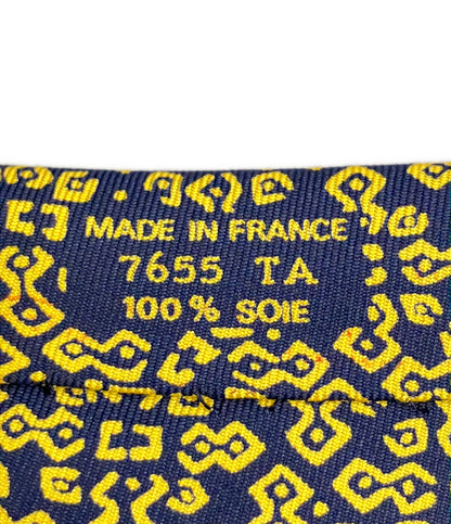 HERMES ネクタイ シルク100% メンズ エルメス