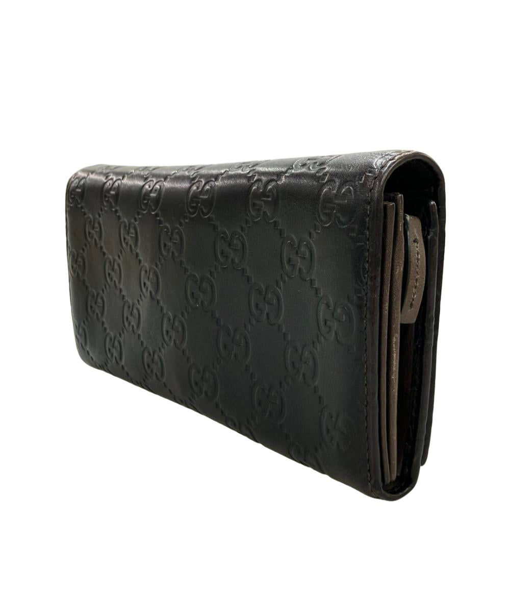 訳あり GUCCI 長財布 レザー グッチシマ 204836 493075 レディース グッチ