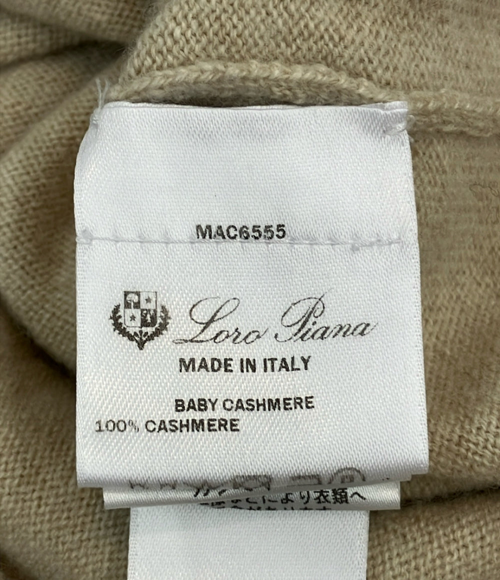 Loropiana クラシック・ポロ ベビーカシミヤ 長袖ニット FAO5738 レディース SIZE S ロロ・ピアーナ