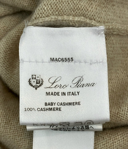 Loropiana クラシック・ポロ ベビーカシミヤ 長袖ニット FAO5738 レディース SIZE S ロロ・ピアーナ