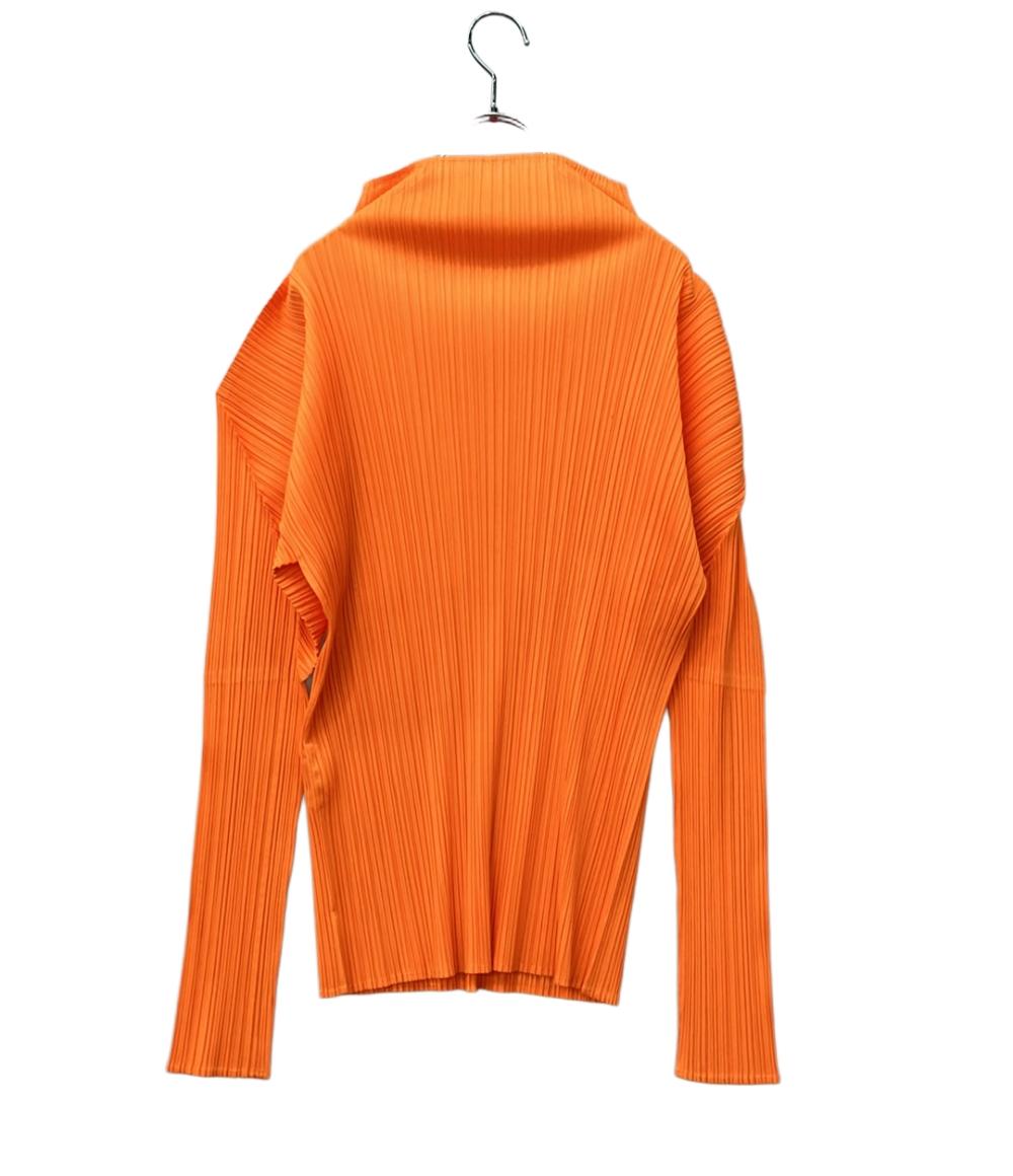 PLEATS PLEASE 長袖シャツ ブラウス ハイネック プリーツ レディース