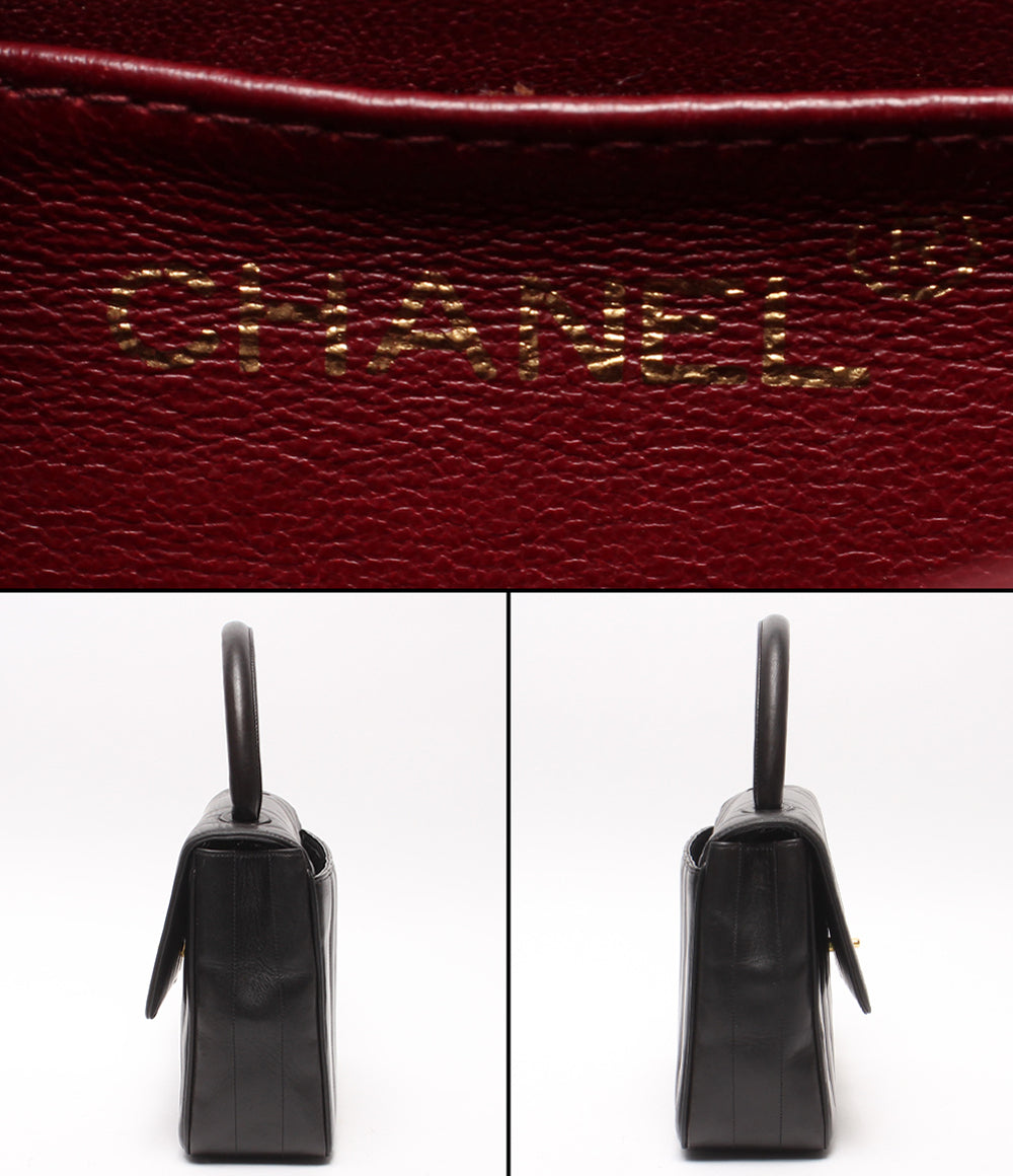 CHANEL ハンドバッグ ゴールド金具 シングルフラップ マドモアゼル ラムスキン 3番台 レディース シャネル