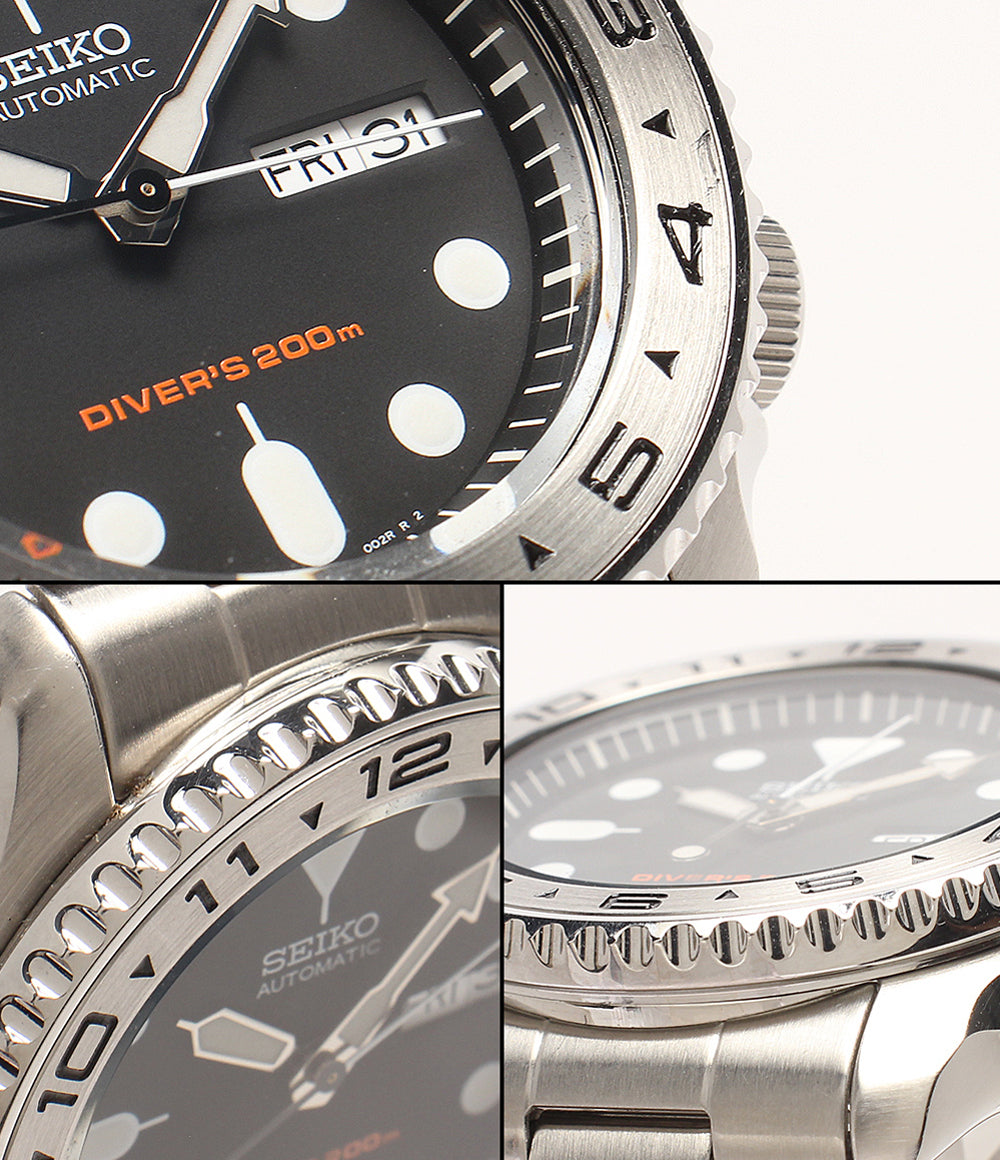 SEIKO 腕時計 自動巻き ブラック 7S26-0020 メンズ セイコー
