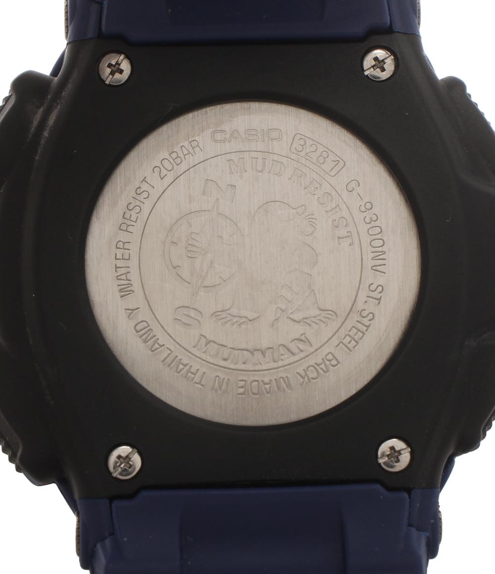 美品 CASIO 腕時計 マッドマン MUDMAN G-SHOCK ソーラー G-9300NV メンズ カシオ