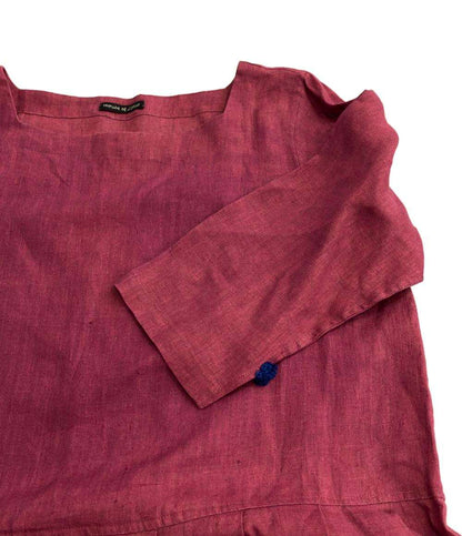 美品 ハウス オブ ロータス 七分袖ワンピース レディース HOUSE OF LOTUS