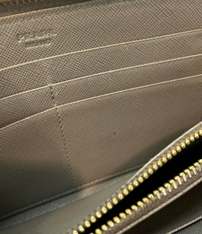 プラダ ラウンドファスナー長財布 サフィアーノカーフ レディース PRADA