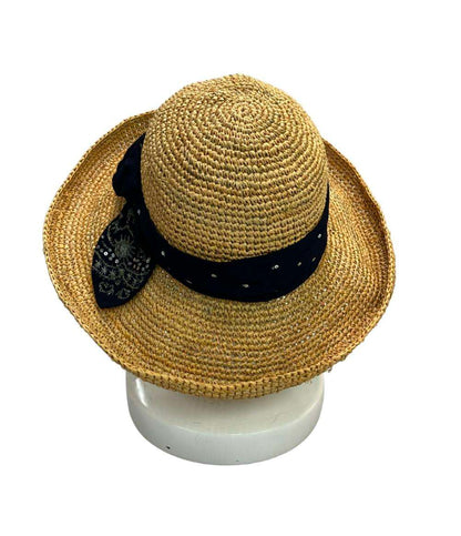 カシラ ストローハット 麦わら帽子 レディース CA4LA