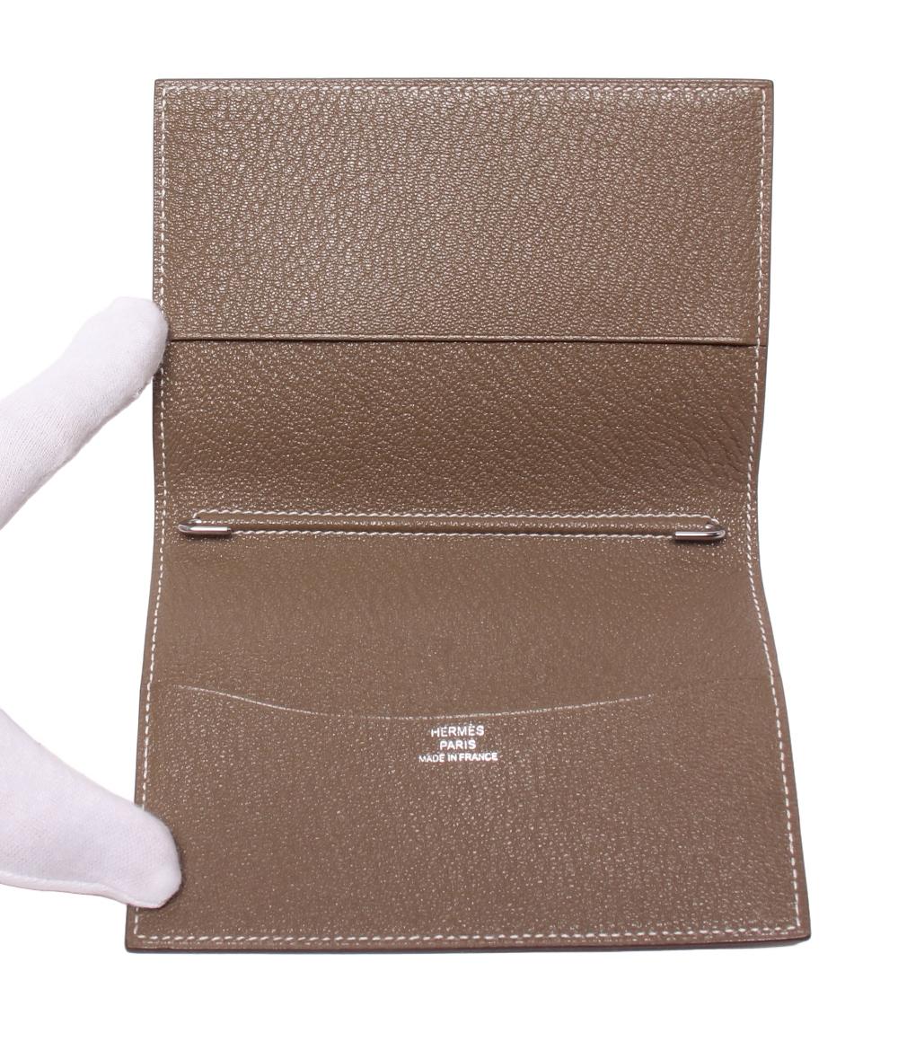 美品 HERMES 手帳カバー  B刻印 シルバー金具 アジェンダGM レディース メンズ エルメス