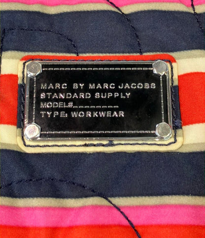 MARC BY MARC JACOBS 2way ハンドバッグ ショルダーバッグ 斜め掛け ボーダー柄 レディース マークバイマークジェイコブス