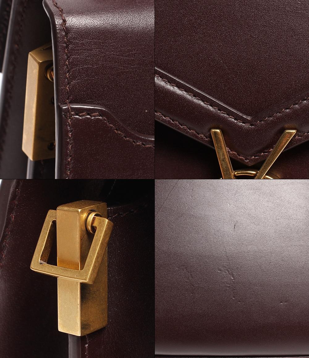 サンローランパリ 2way レザーショルダーバッグ YSLロゴ ゴールド金具 カサンドラ レディース SAINT LAURENT PARIS