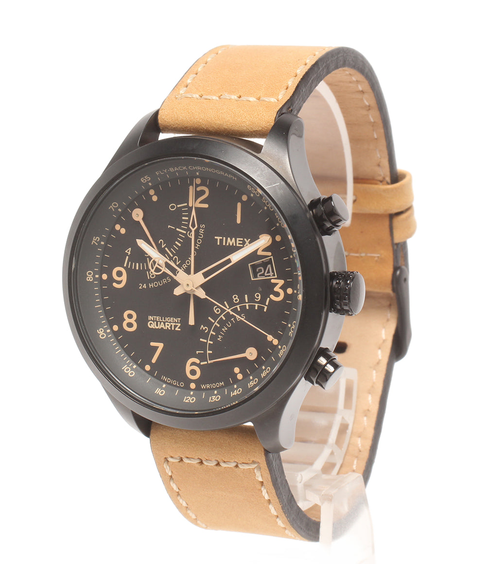 TIMEX 腕時計 クオーツ ブラック T2N700 メンズ タイメックス
