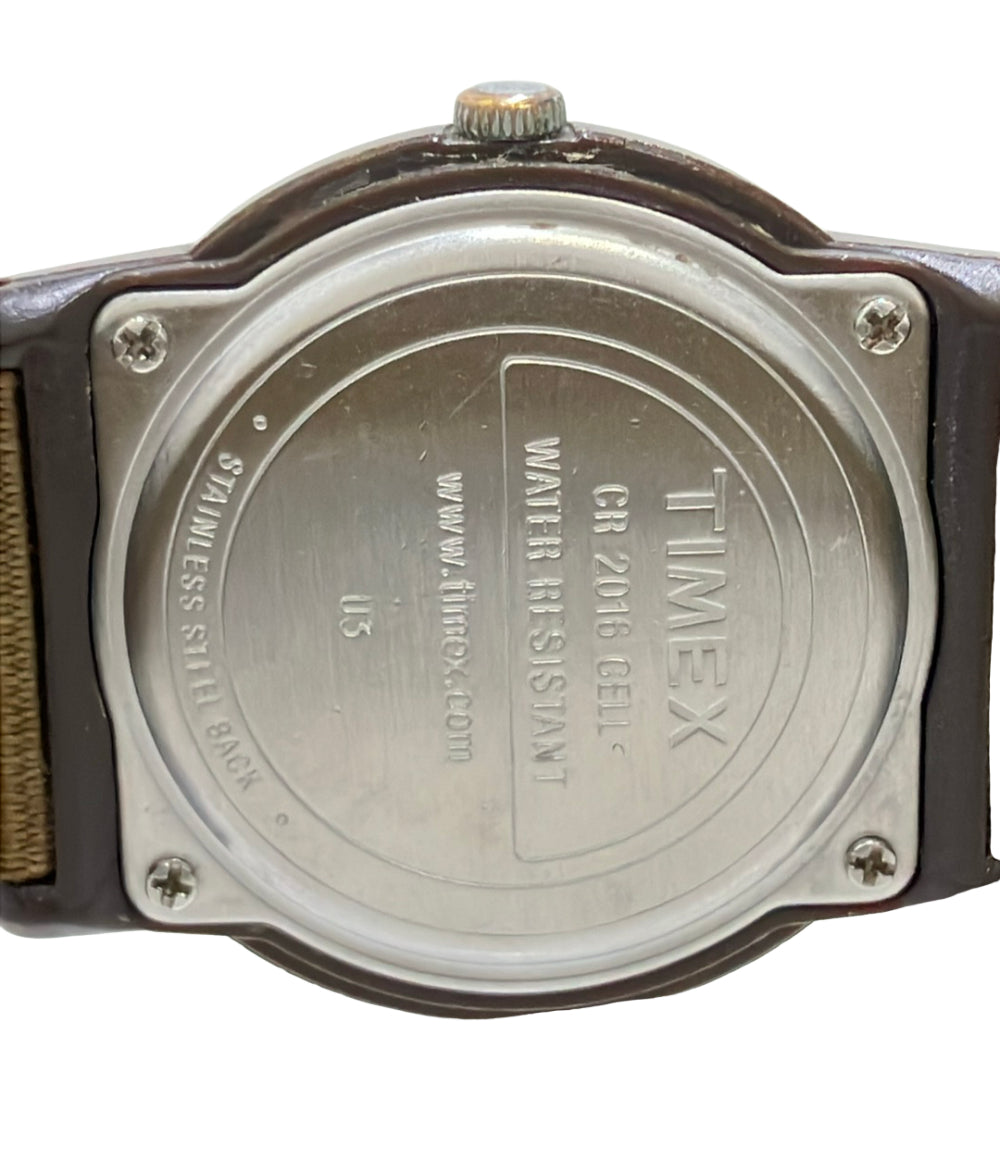 TIMEX 腕時計 クオーツ ブラウン メンズ タイメックス