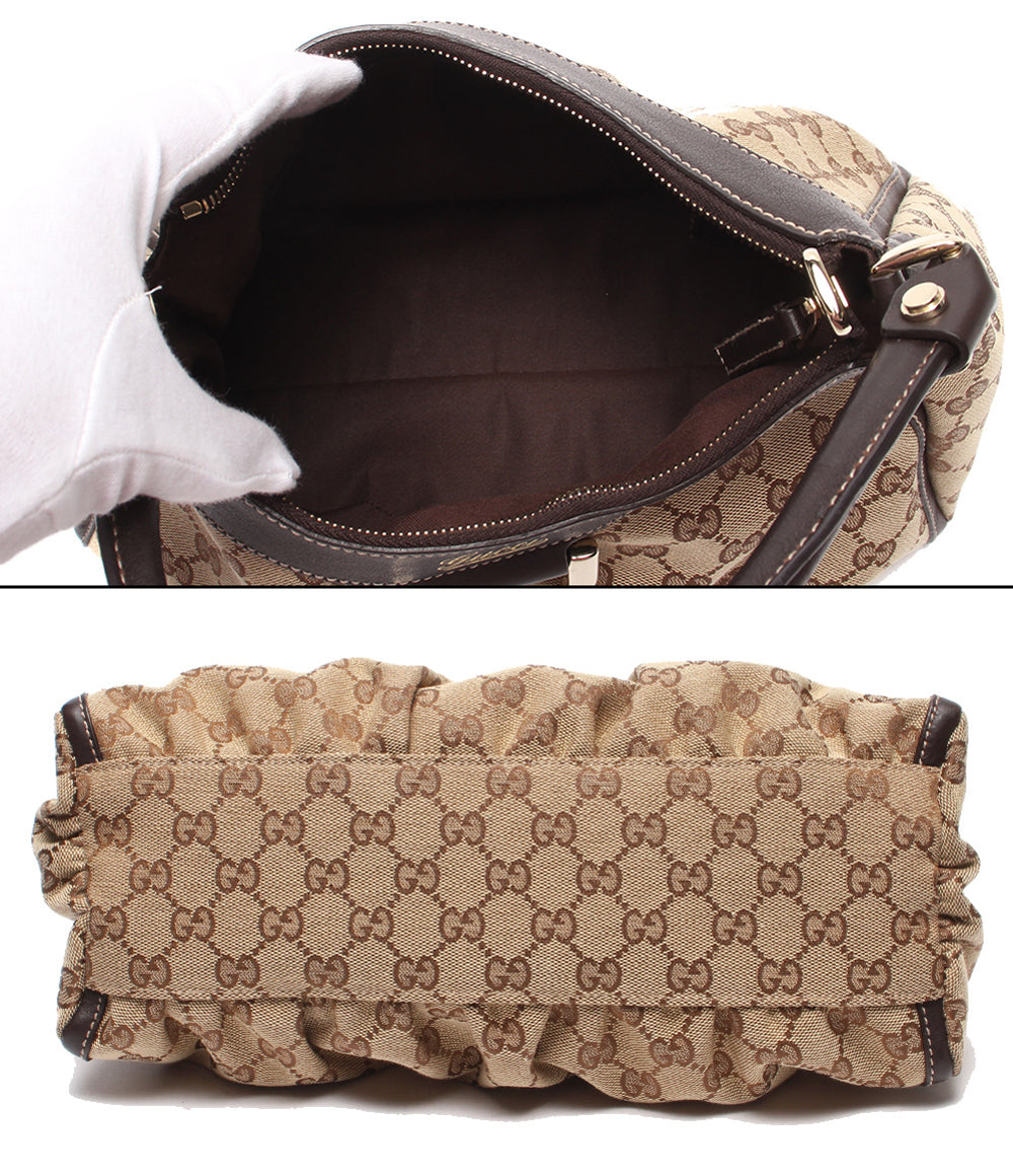 GUCCI GGモノグラム ハンドバッグ 肩掛けバッグ ワンショルダーバッグ GUCCI ロゴ金具レザーワンショルダーバッグ | Hedy