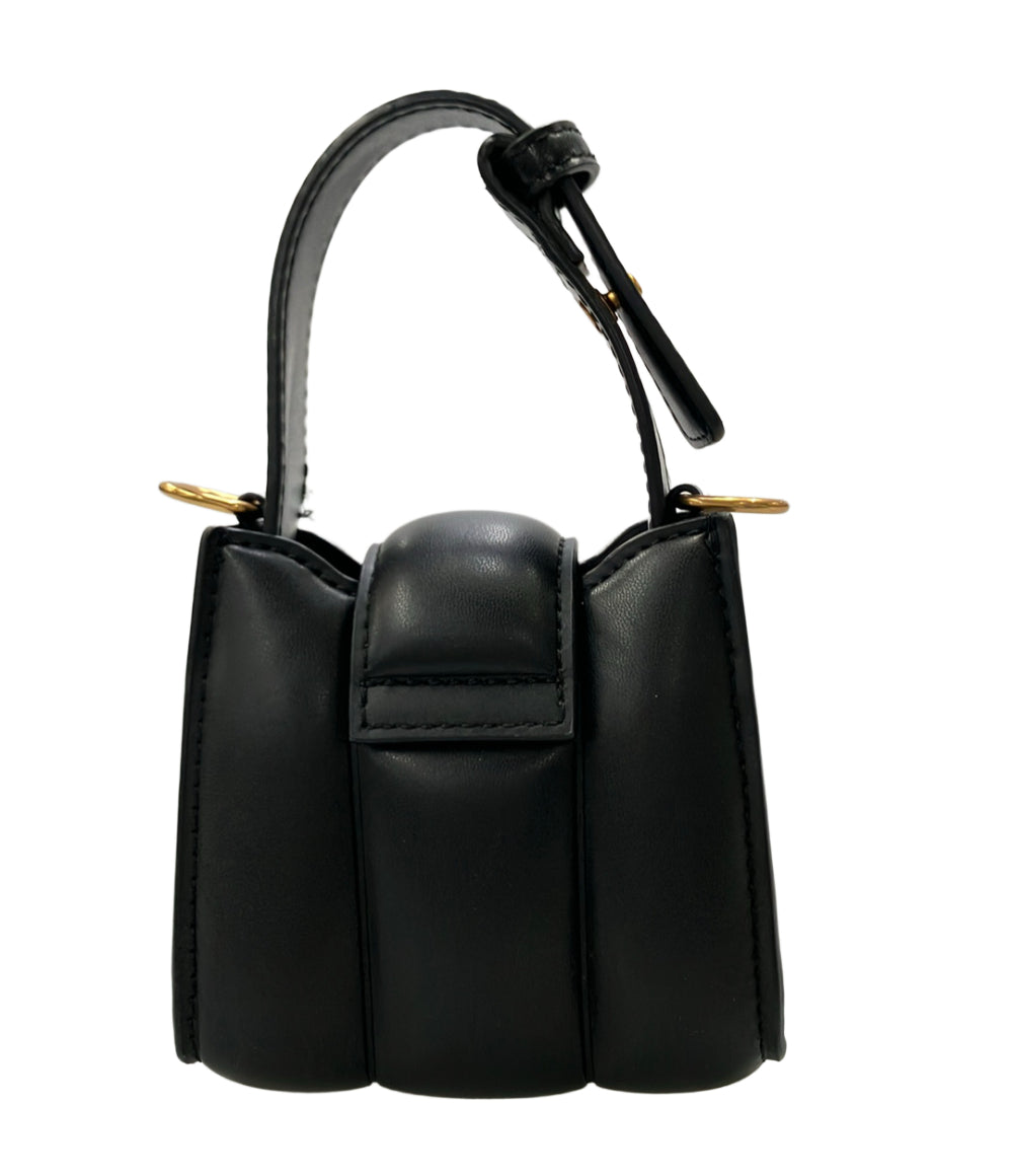 美品 CHARLES&KEITH 2way ハンドバッグ ショルダーバッグ 斜め掛け チェーン ミニバッグ レディース チャールズ＆キース