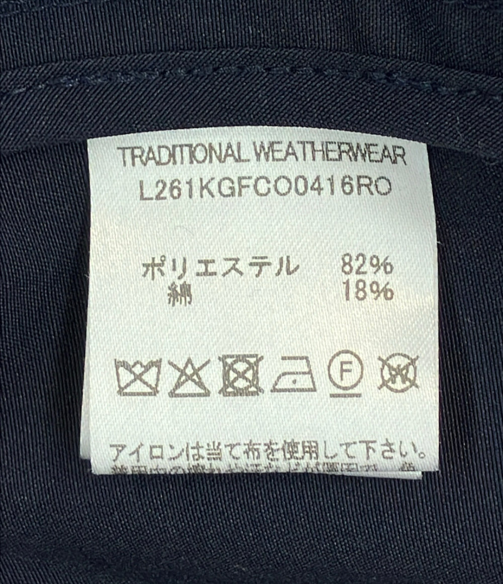 美品 Traditional Weatherwear マールトンノーカラーコート MACKJ202509 レディース SIZE 34 (XS) トラディショナルウェザーウェア